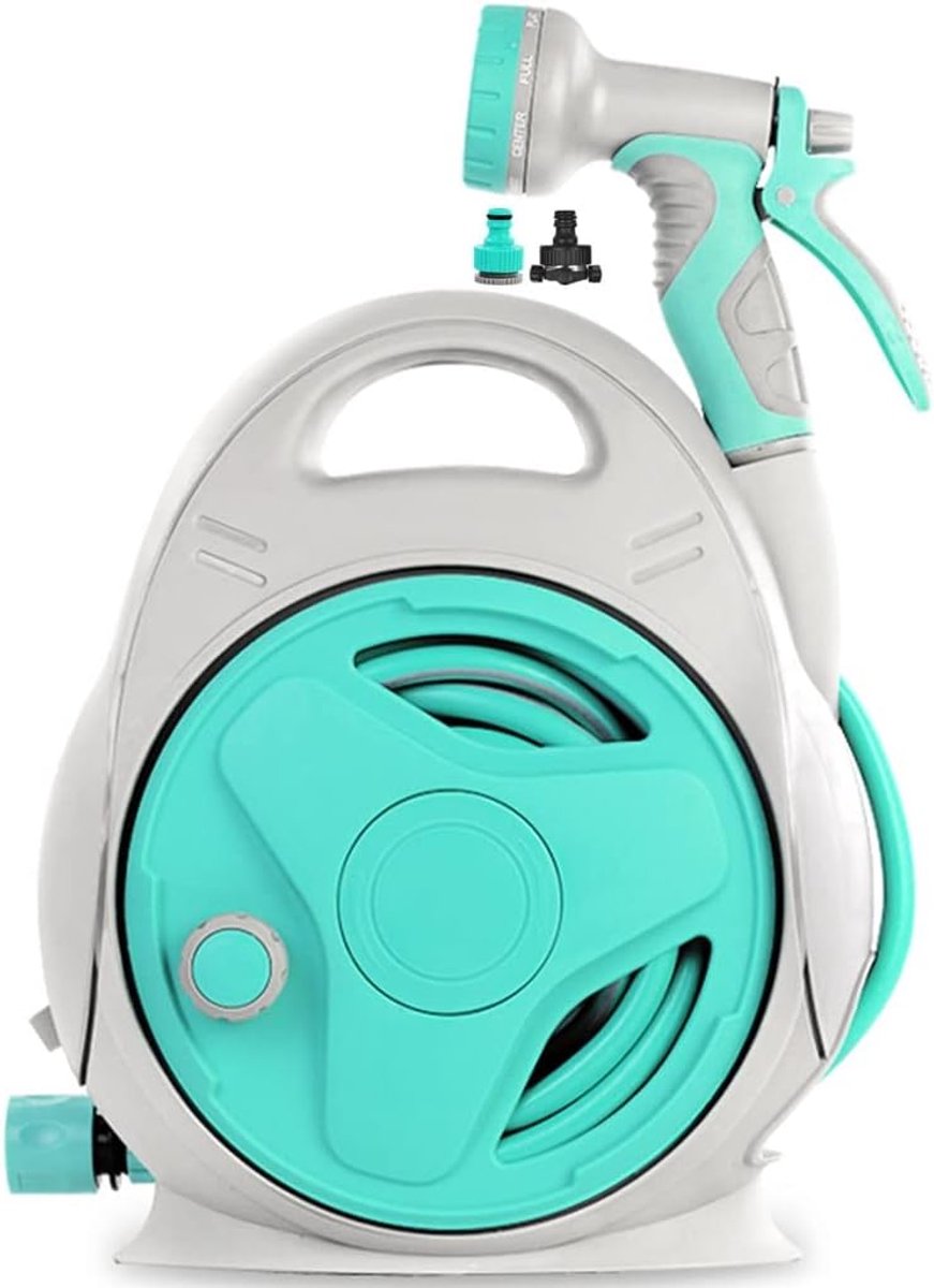 Slanghaspel Wagen - Draagbare Organizer - Tuinslang Opbergen - Met Waterpistool - Compact Ontwerp