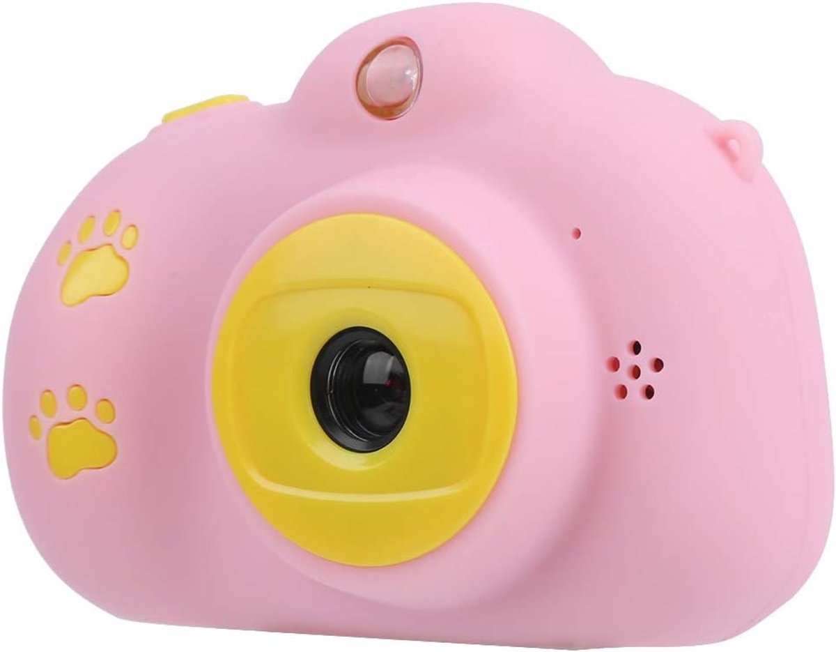 Kindercamera Digitaal - Peuter Camera - Foto's Maken - Cartoon Design - 2.0 Inch Scherm - Roze