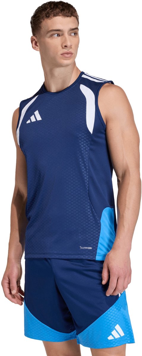 adidas T-shirt Heren Tiro 26 Competition Sleeveless Jersey Donkerblauw - Maat M