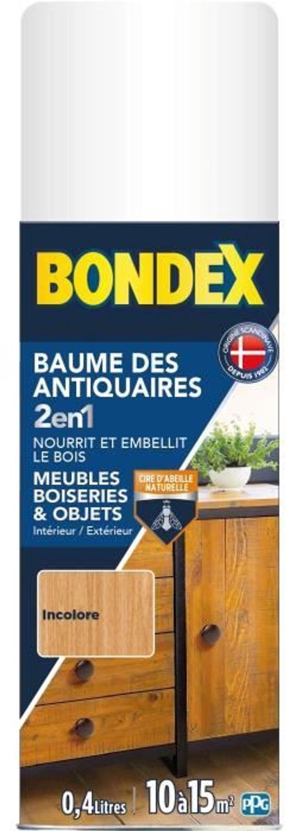 2-in-1 Antieke Balsem - BONDEX - Heldere Aerosol - 0,4 L