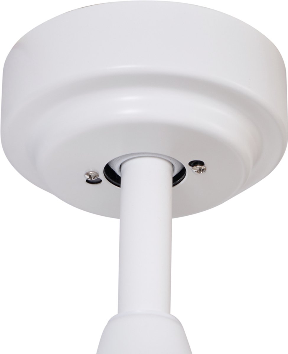 QAZQA joly - LED Smart Stille Plafondventilator met Verlichting | Lamp en Afstandsbediening - 1 lichts - Ø 132 cm - Naturel - Woonkamer | Slaapkamer