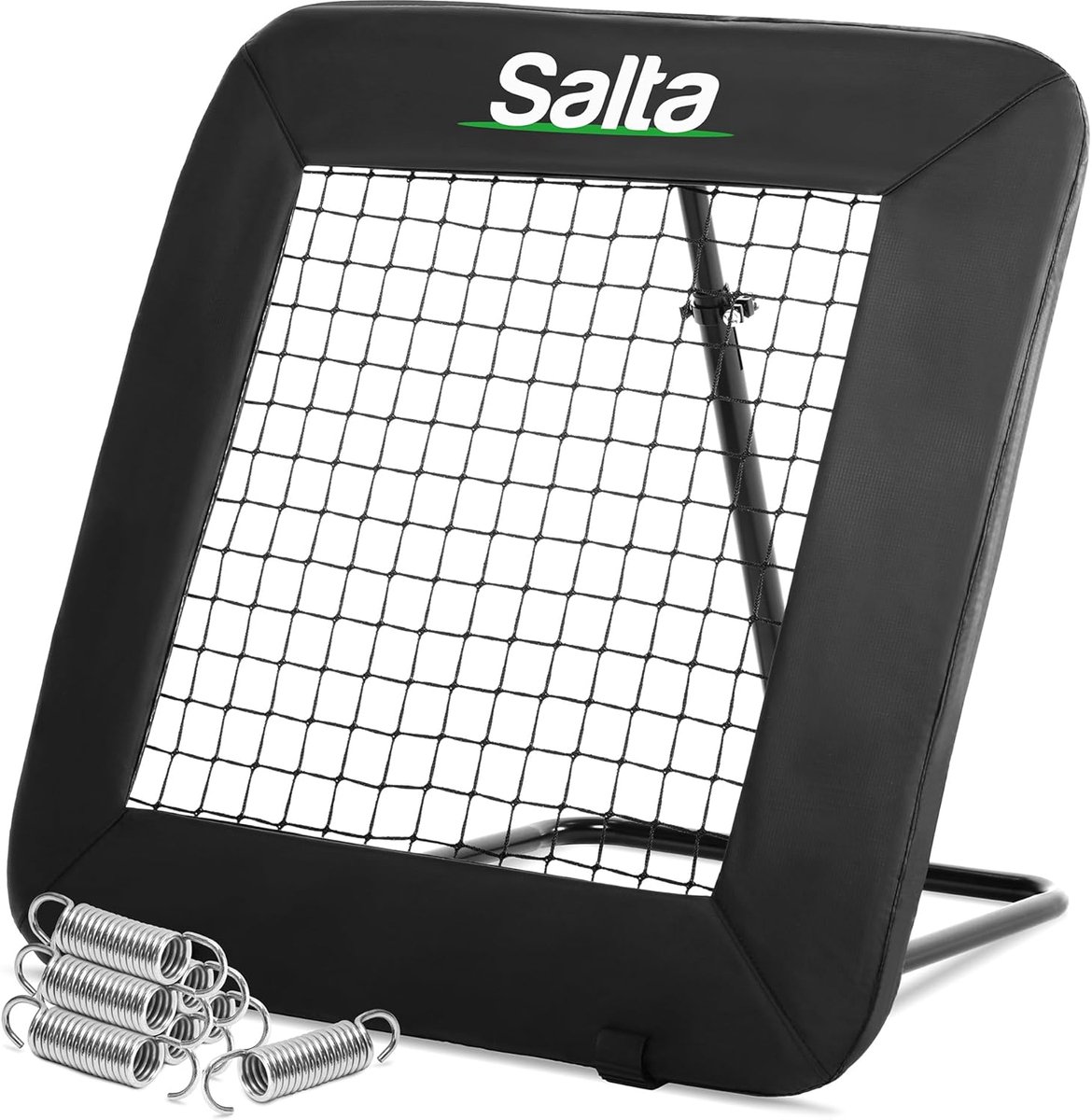 Verstelbare Rebounder - Kickback Trainer - Sportvaardigheden Verbeteren - Duurzaam Gelegeerd Staal - 84x84 cm - Zwart