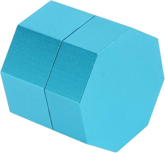 Krijt Houder - Biljart Accessoire - Keu Onderhoud - Aluminium Legering - 4x4x4 cm - Blauw — afbeelding 2