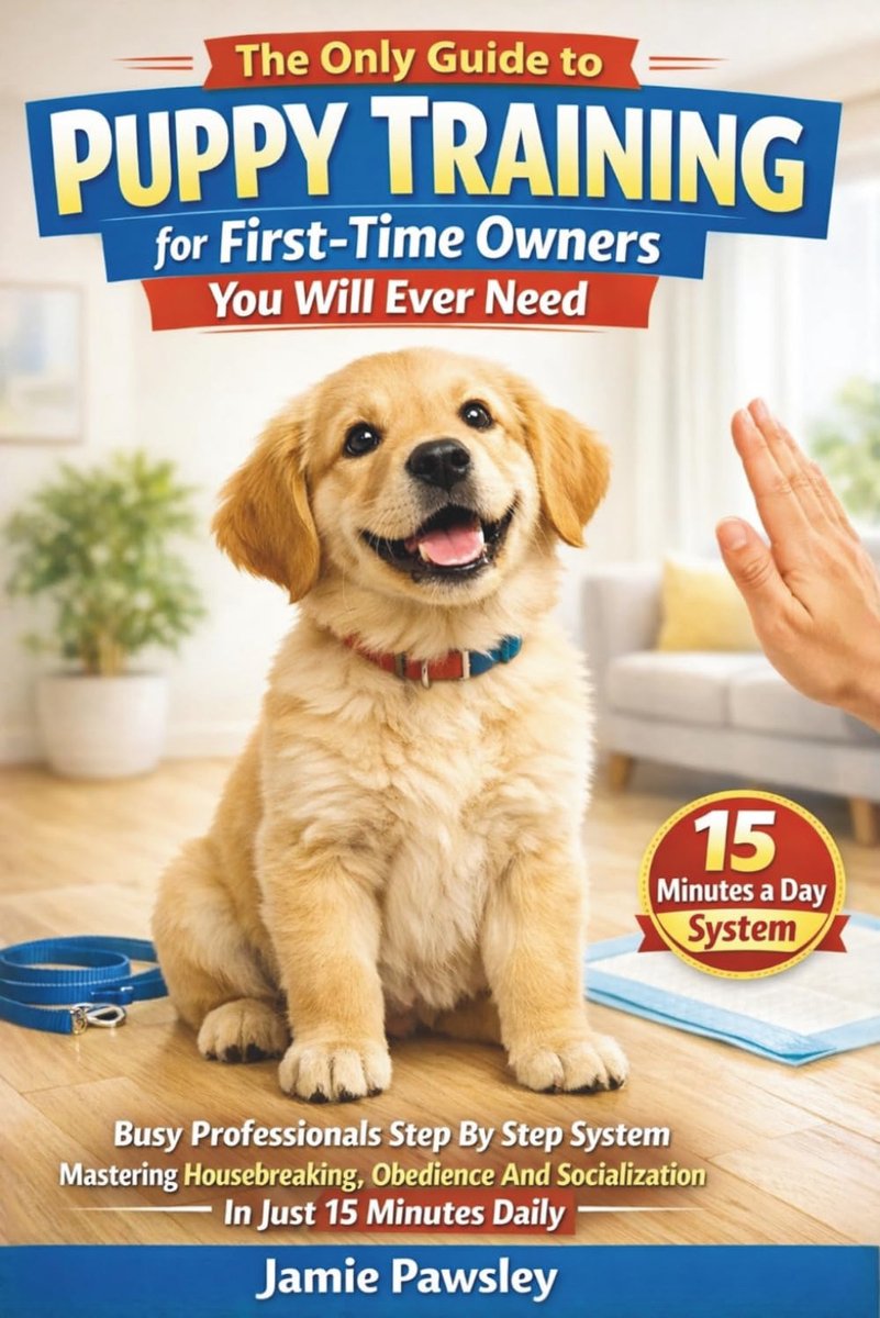 Puppy Training Gids - Honden Opvoeding - Drukke Professionals - 15 Minuten Per Dag - 15x1x23 cm