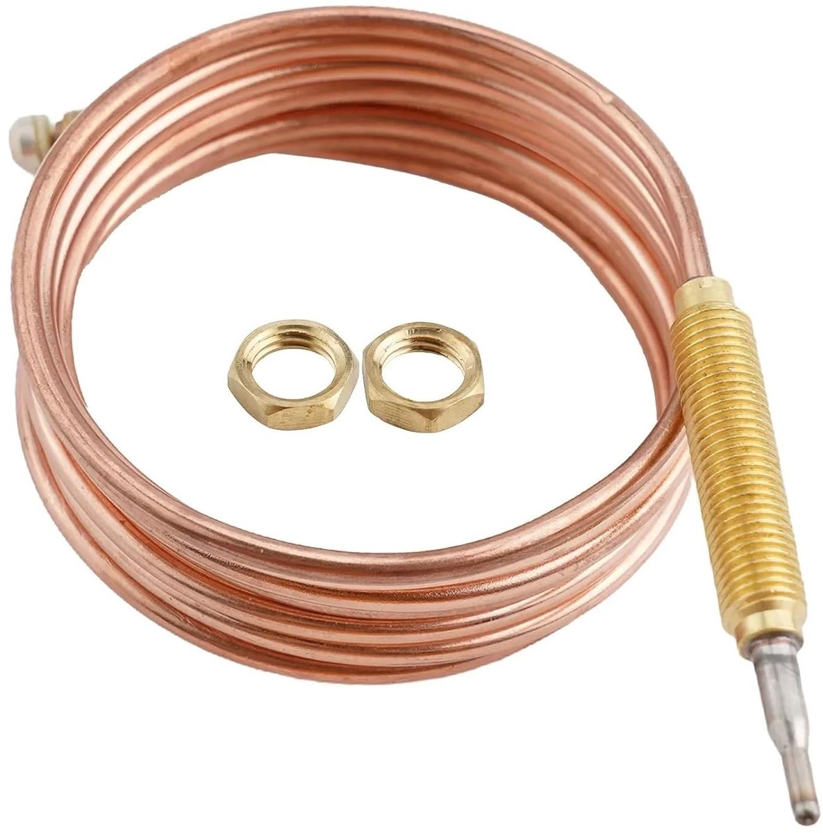 Universeel Thermokoppel - Gashaard Onderdeel - Gasapparaten Repareren - Veelzijdige Compatibiliteit - 60-150 cm - Metaal