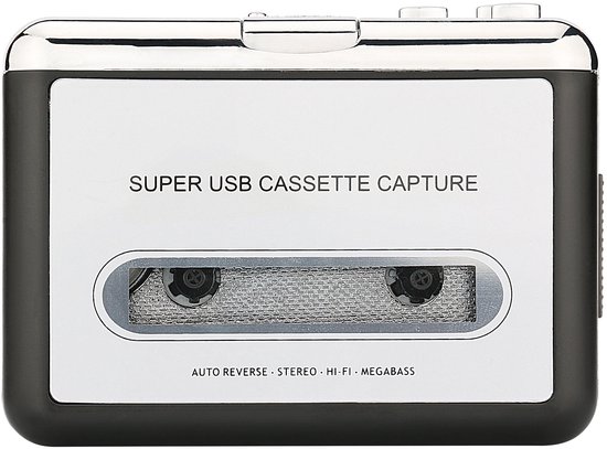 longziming - Walkman - Cassettespeler - Cassette Converter - USB-aansluiting, zet cassettes om naar MP3 - Geen technische kennis nodig, plug-and-play - Werkt op Windows en Mac, geen driver nodig - Retro design, ook draagbaar als speler — afbeelding 5