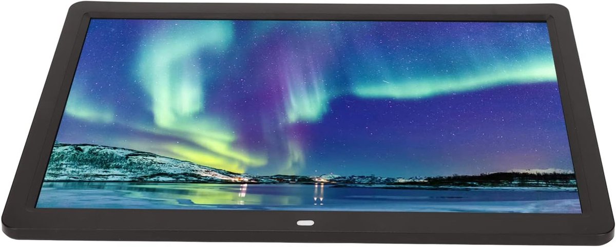 Digitale Fotolijst - Smart Cloud Frame - Foto's Delen - Hybride Uitzending - 15 Inch - Zwart