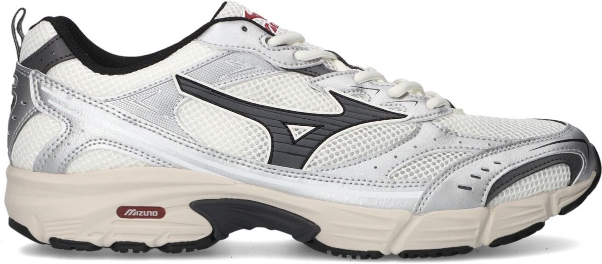 Mizuno Mxr Sport Sneakers - Leatherlook - Heren - Zilver - Maat 47