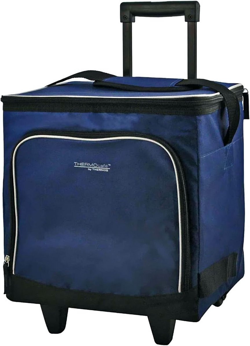 Koeltas op wielen 28 liter - Marineblauw