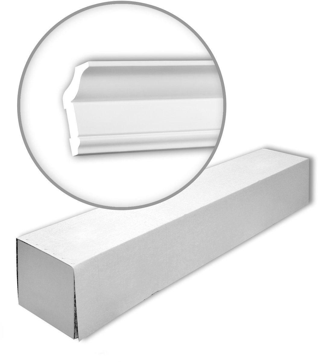 Profhome 150174 1 doos 18 stukken Kroonlijst 36 m