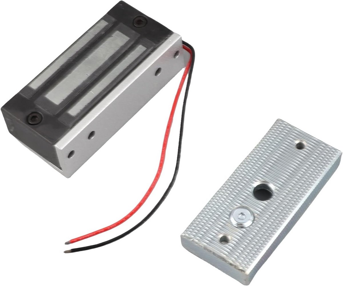 Veilig elektromagnetisch deurslot DC 12 V met 60 kg houdkracht voor verschillende deurtypes