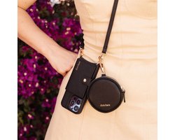 Dutchies Mini Telefoontasje Emma | Zwart | Geschikt voor alle merken | Exclusief strap