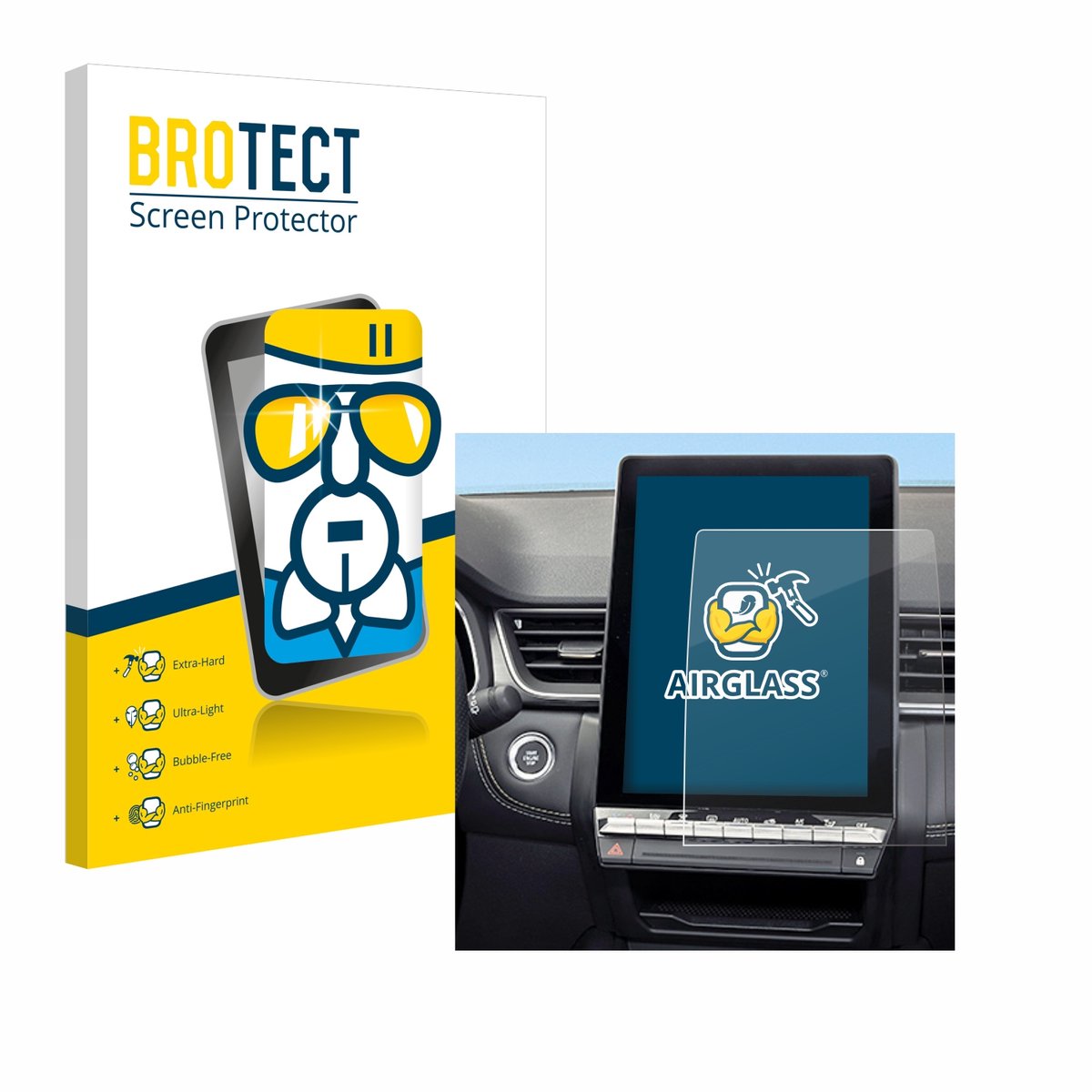 Screenprotector voor Renault Symbioz 2024 Beschermglas transparant
