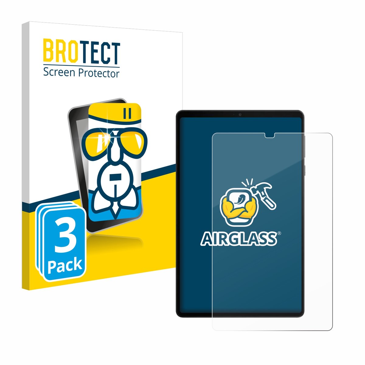 Screenprotector 3 Stuks voor Lenovo Legion Tab Gen 3 Beschermglas transparant