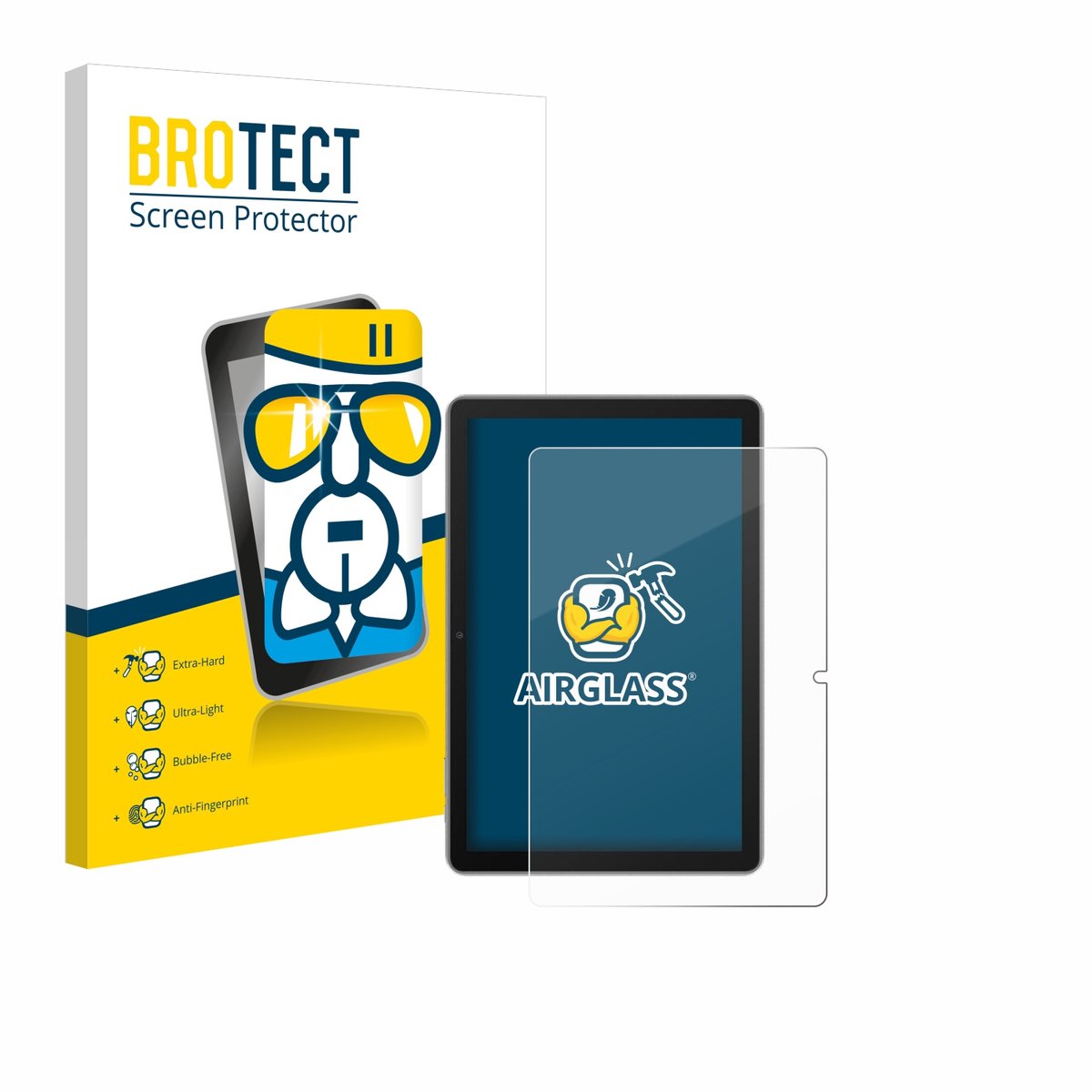 Screenprotector voor Blackview Tab 70 Beschermglas transparant