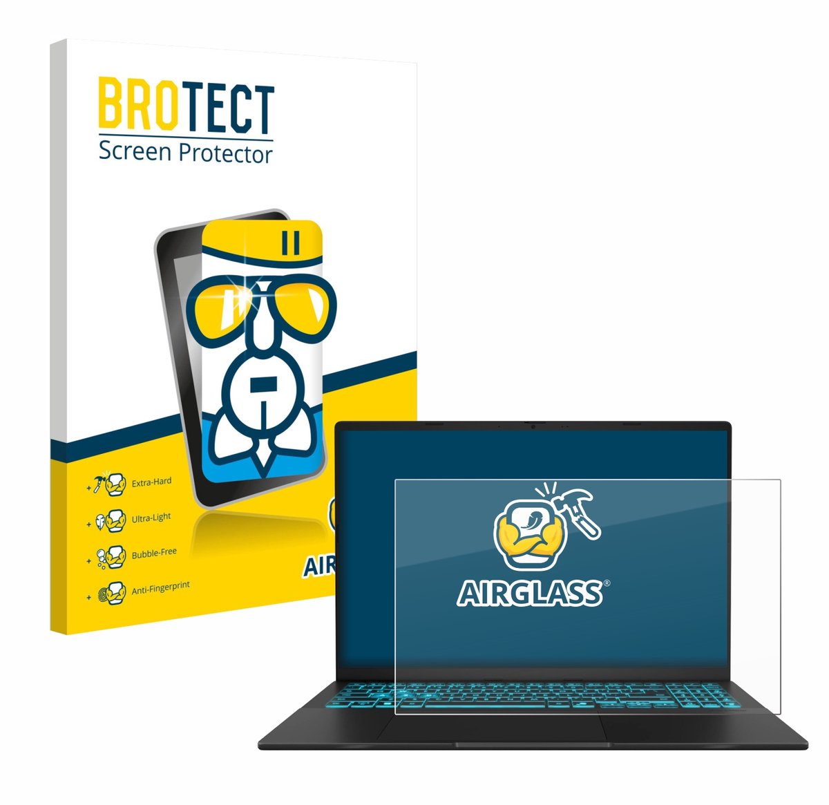 Screenprotector voor ASUS V16 V3607 Beschermglas transparant