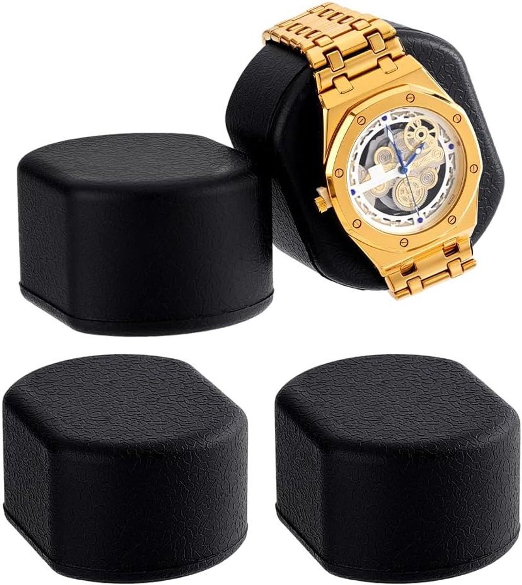 Horloge Kussens Set voor Horloge Winder - Zwarte Display Opslag Kussen - Automatische Horloges Organizer