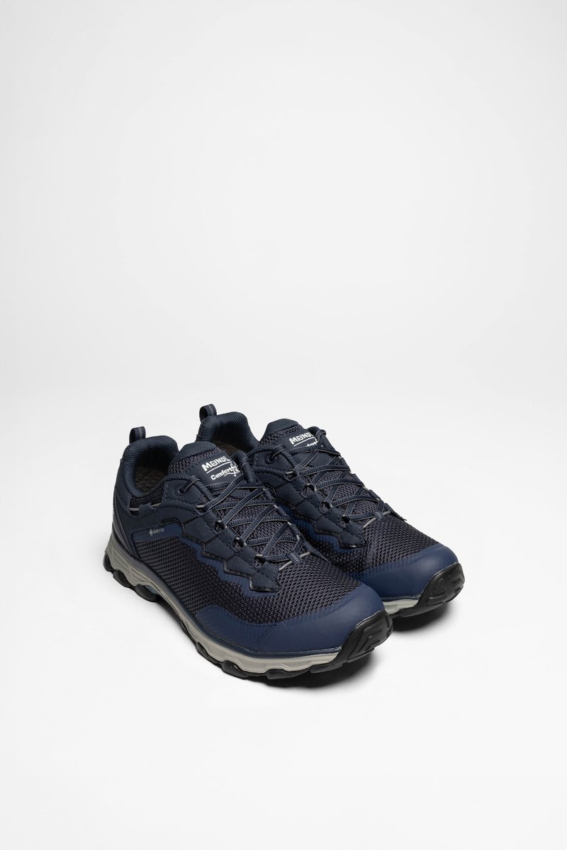 Meindl Activo Sport GTX Wandelschoen Heren waterdichte lage wandelschoenen Nachtblau Grau Blauw