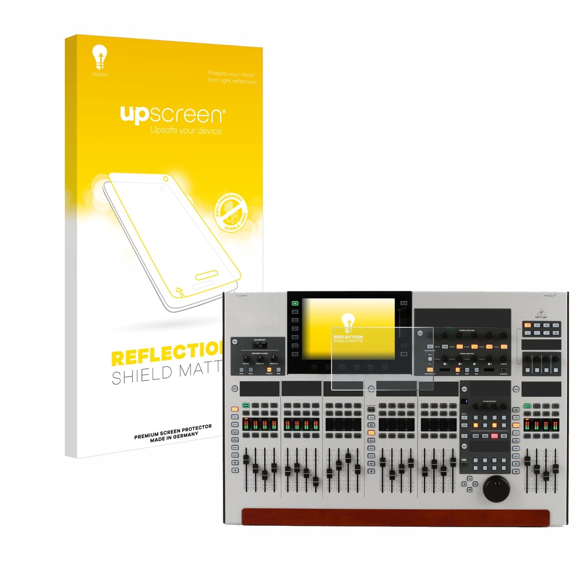 upscreen - Screenprotector voor Behringer Wing - Folie Beschermfolie anti glare matte