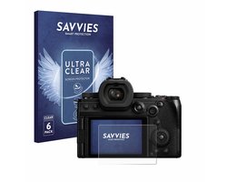Savvies - Screenprotector voor Panasonic Lumix DC-S5II - Folie Beschermfolie transparant 6 Stuks