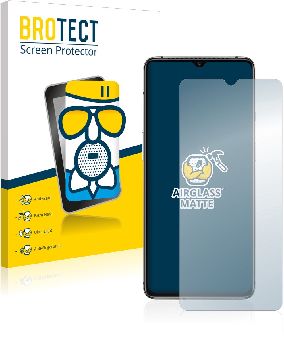 BROTECT - Screenprotector voor OnePlus 7T - Folie Beschermfolie Beschermglas matte