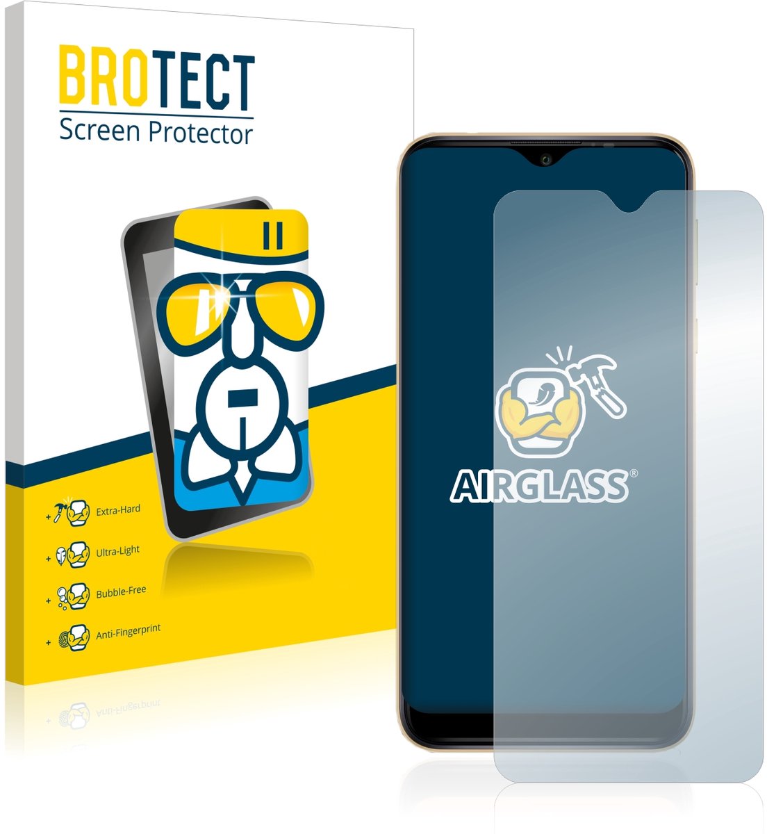 Screenprotector voor Wiko Y81 Beschermglas transparant