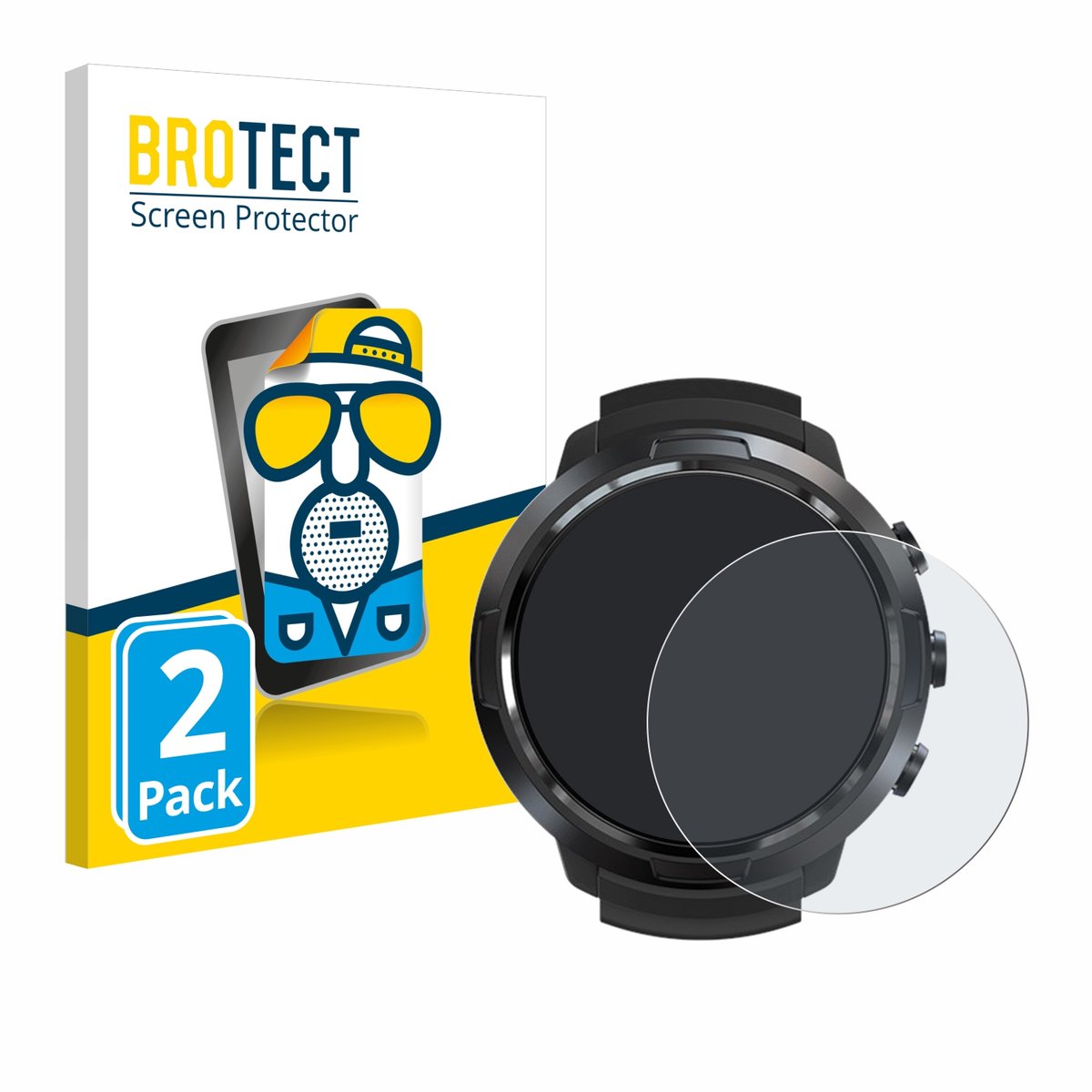 BROTECT - Screenprotector voor Suunto D5 - Folie Beschermfolie matte 2 Stuks