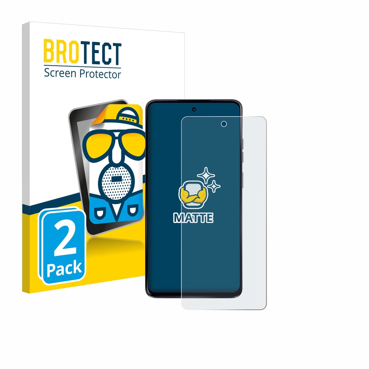 BROTECT - Screenprotector voor Motorola Moto G24 Power - Folie Beschermfolie matte 2 Stuks