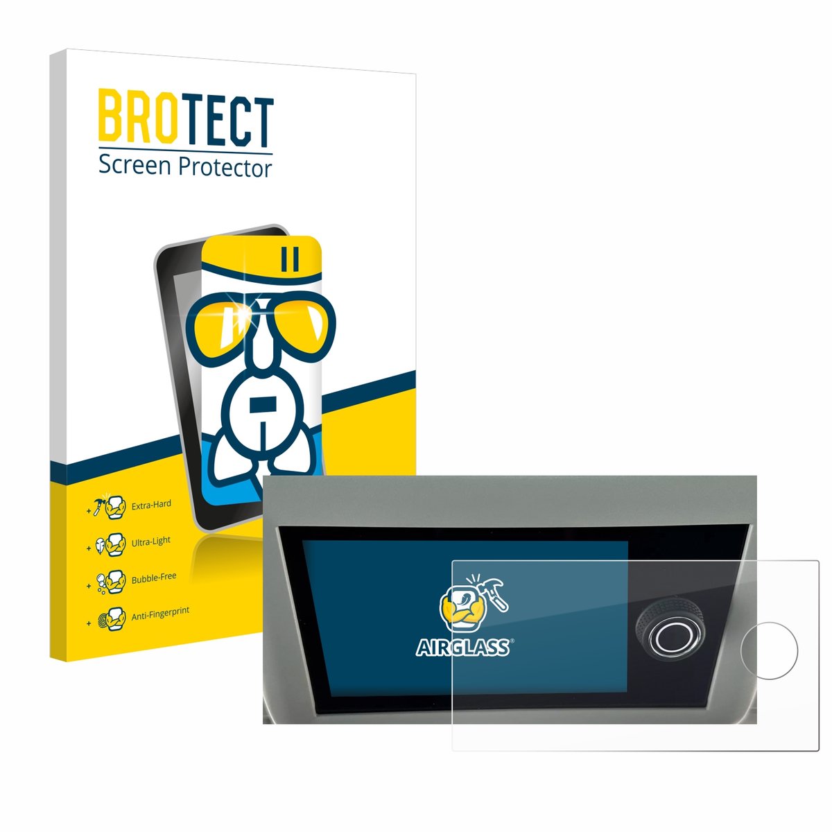 Screenprotector voor Volkswagen California 6.1 Beschermglas transparant