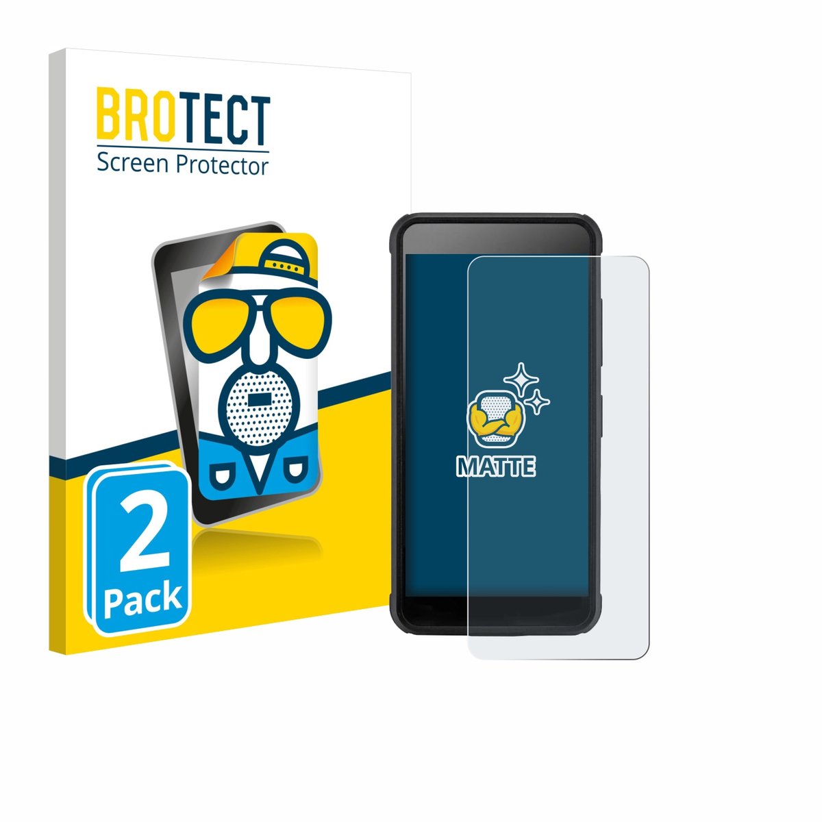 BROTECT - Screenprotector voor SkyCaddie Pro 4X - Folie Beschermfolie matte 2 Stuks