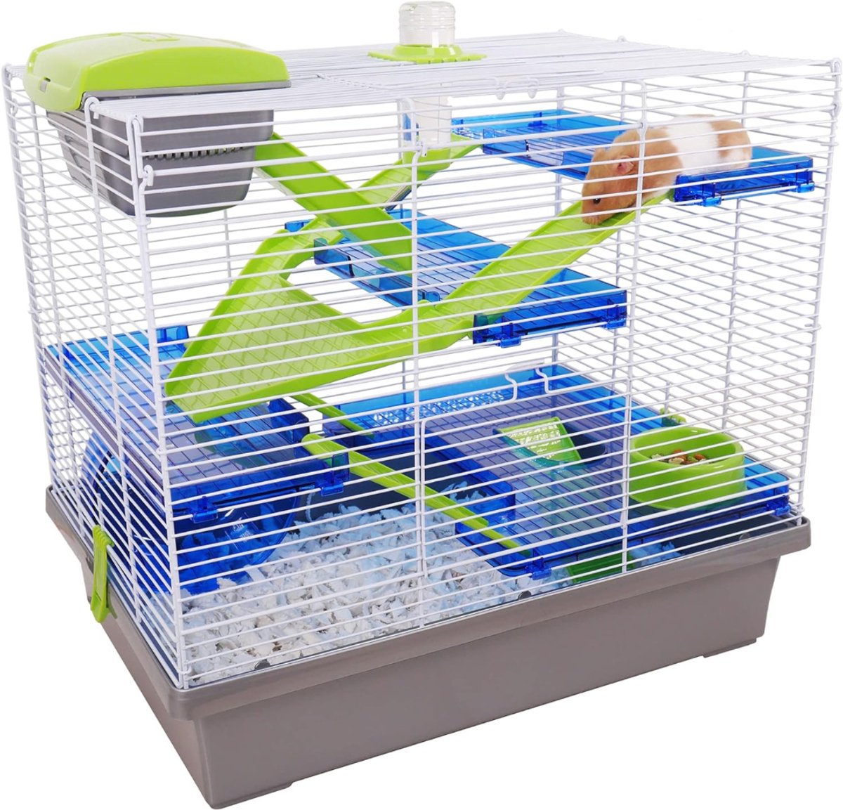 SCH® Hamsterkooi - Zilver - 50cm x 36cm x 47cm