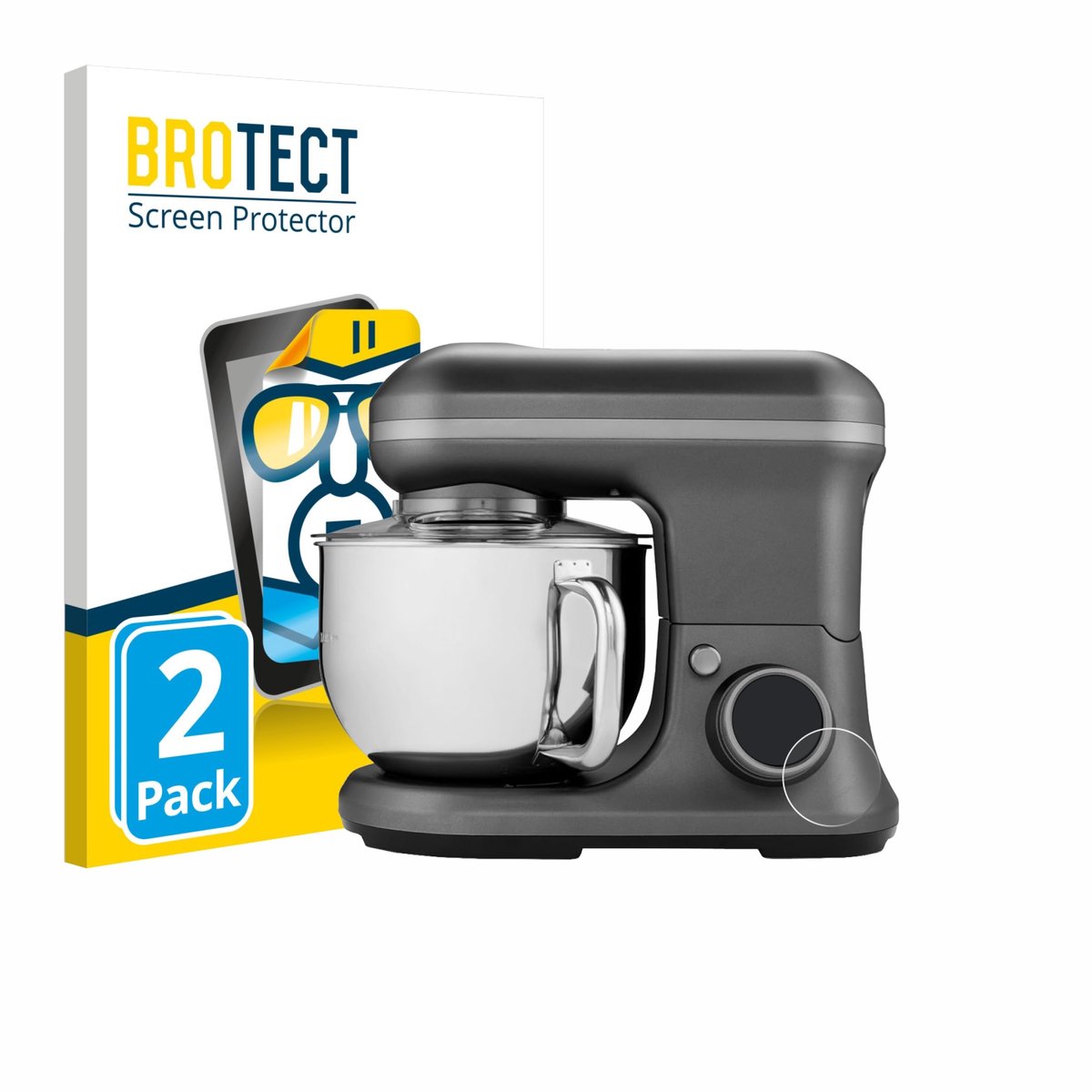 BROTECT - Screenprotector voor MEDION MD 18420 - Folie Beschermfolie transparant 2 Stuks