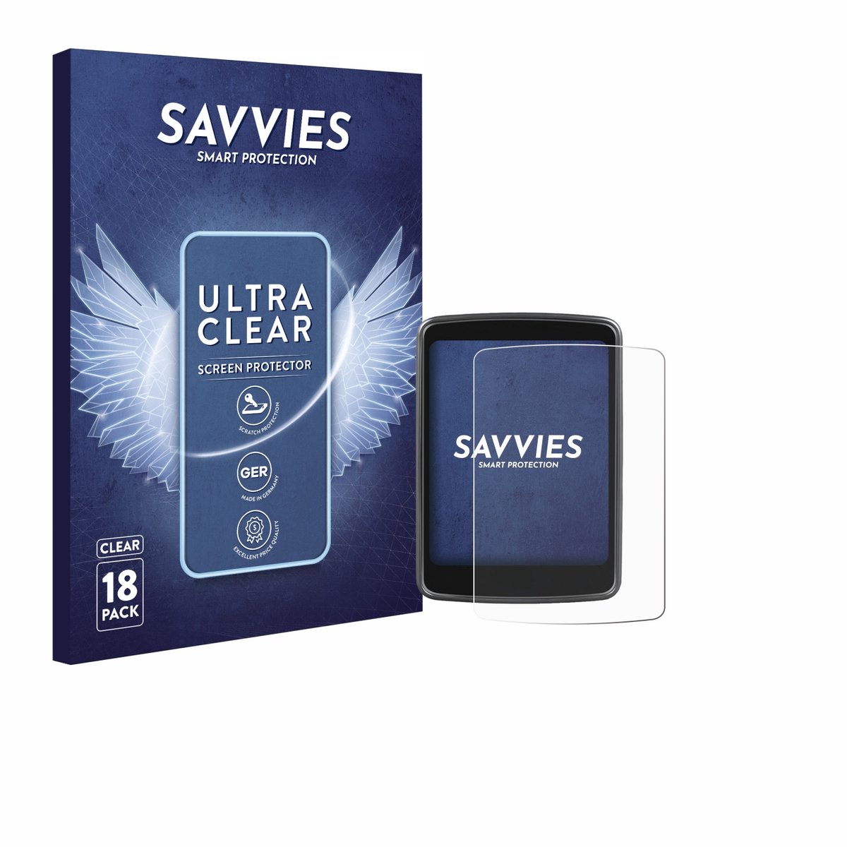Savvies - Screenprotector voor AMFUN L3-SJQ 2.4" - Folie Beschermfolie transparant 18 Stuks
