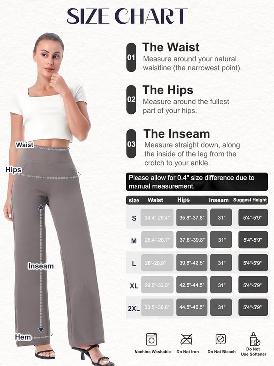 Yoga broek met zakken - Rechte pijp - Dames sportbroek voor hardlopen en fitness — afbeelding 3