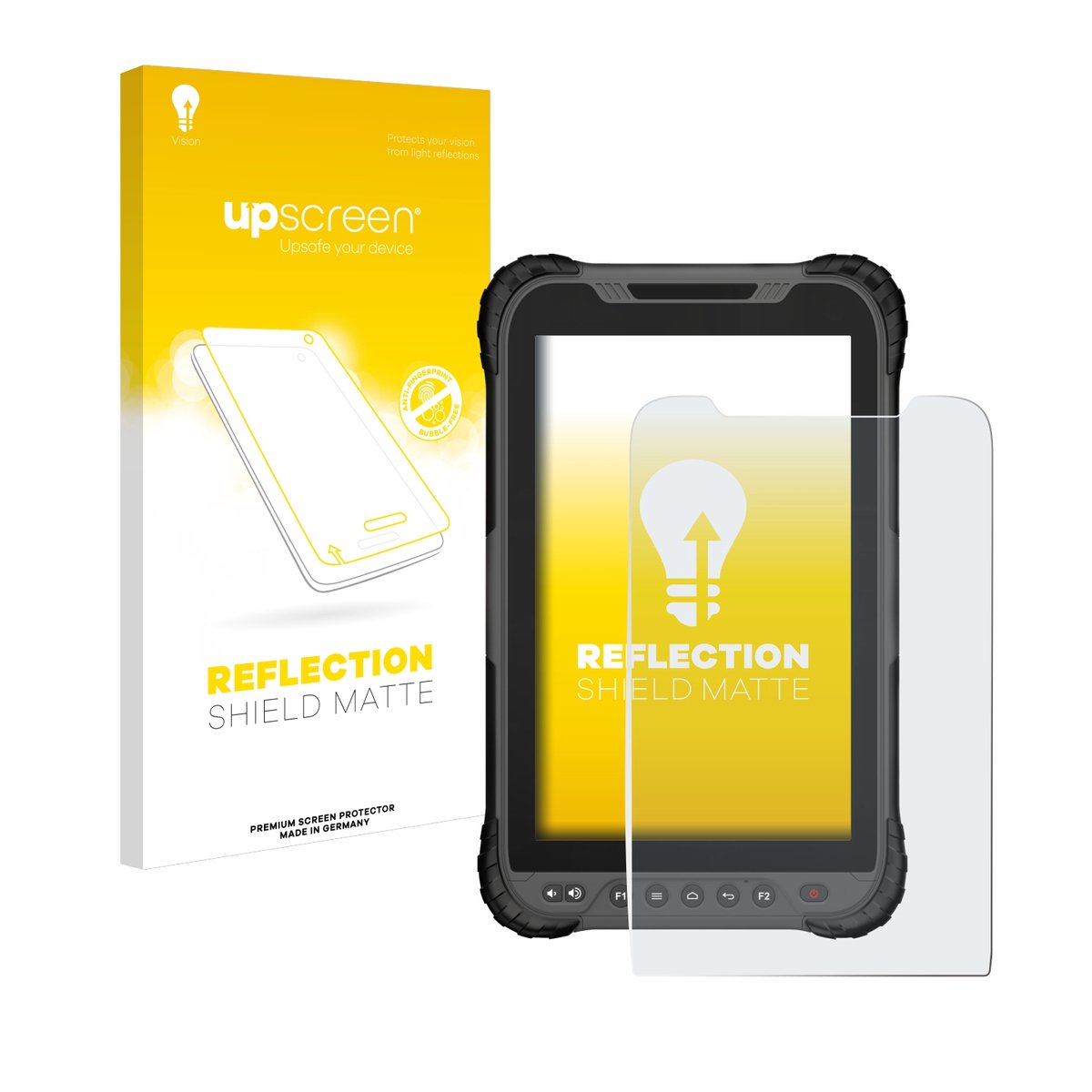 upscreen - Screenprotector voor GeoMax Zenius 800 - Folie Beschermfolie anti glare matte