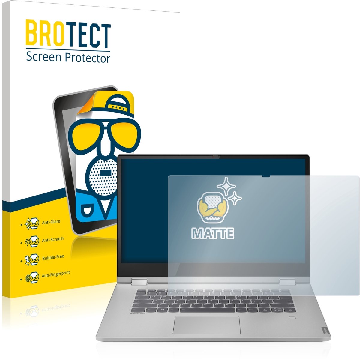 BROTECT - Screenprotector voor Lenovo IdeaPad C340 15" - Folie Beschermfolie matte