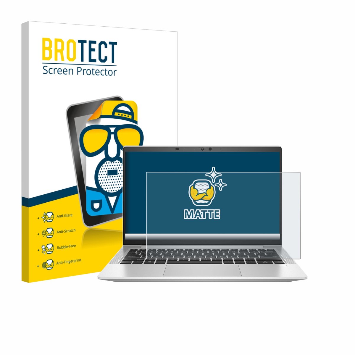 BROTECT - Screenprotector voor HP ProBook 635 Aero G8 - Folie Beschermfolie matte