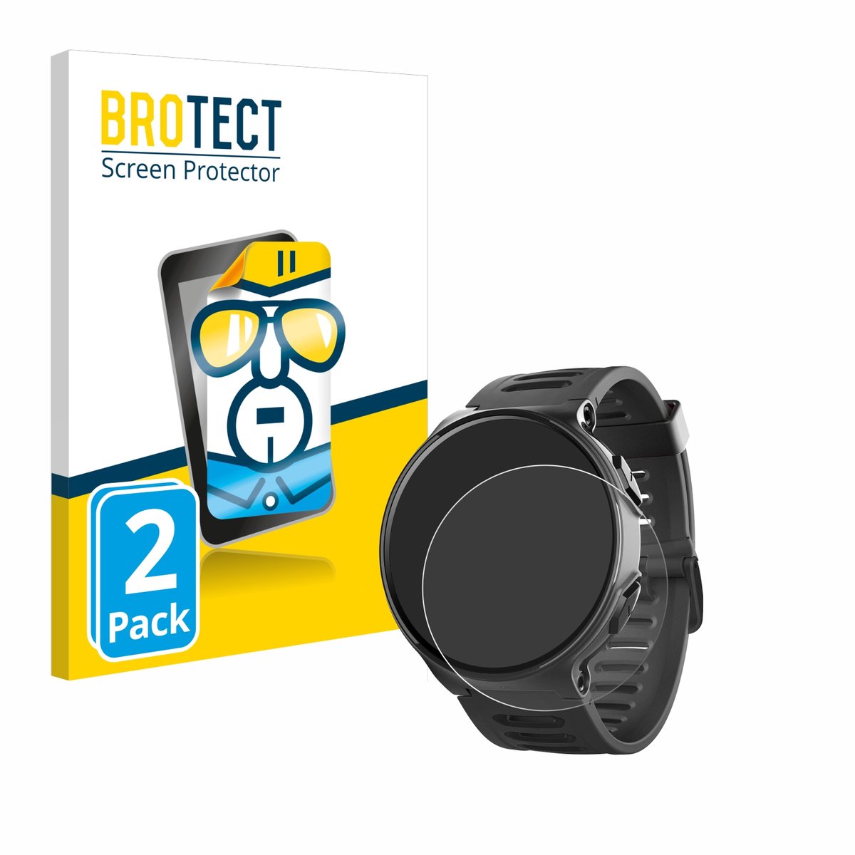 BROTECT - Screenprotector voor Kiprun 500 - Folie Beschermfolie transparant 2 Stuks