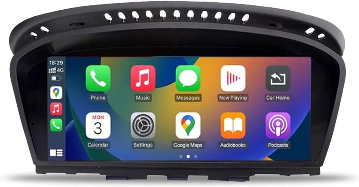 8.9 Inch Android CarPlay Autoradio voor BMW 3 5 Serie E60 E90 CCC Navigatie DSP