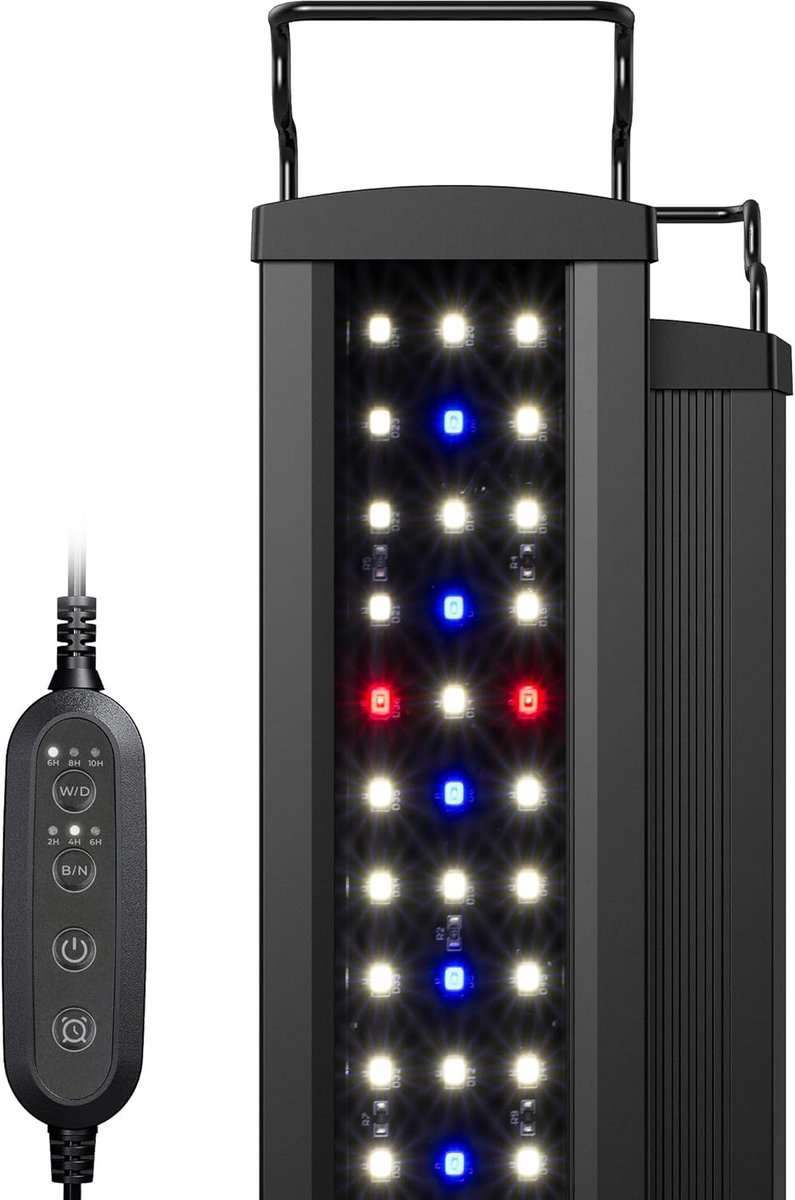 Slimme LED Aquariumverlichting Full Spectrum met Tijdschakelaar voor Plantengroei 75-95 cm