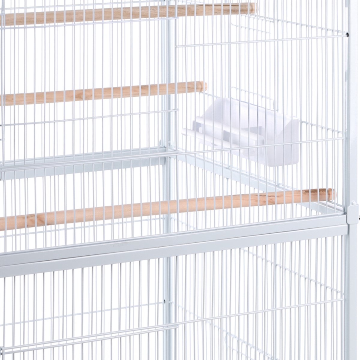 Volière Sumba Wit – volière voor buiten & binnen – volière aluminium – 79x52x134 cm – Flamingo volière thumbnail 8