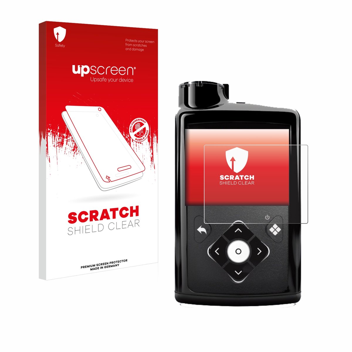 upscreen - Screenprotector voor Medtronic Minimed 780G - Folie Beschermfolie transparant