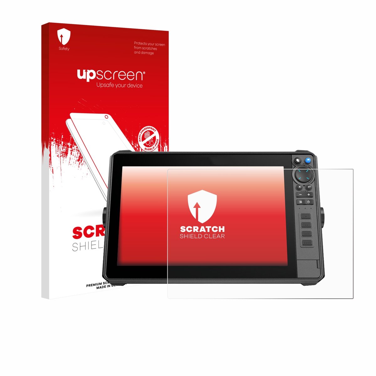 upscreen - Screenprotector voor Lowrance HDS-12 Pro - Folie Beschermfolie transparant