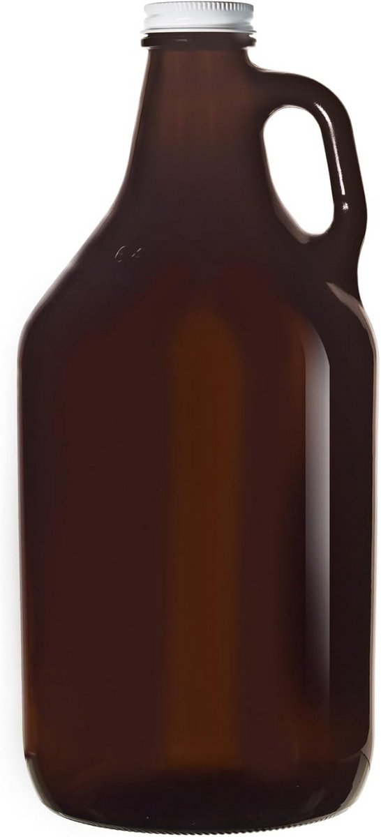 Groot Bierfles Amber Glas 1900 ml 6 Stuks