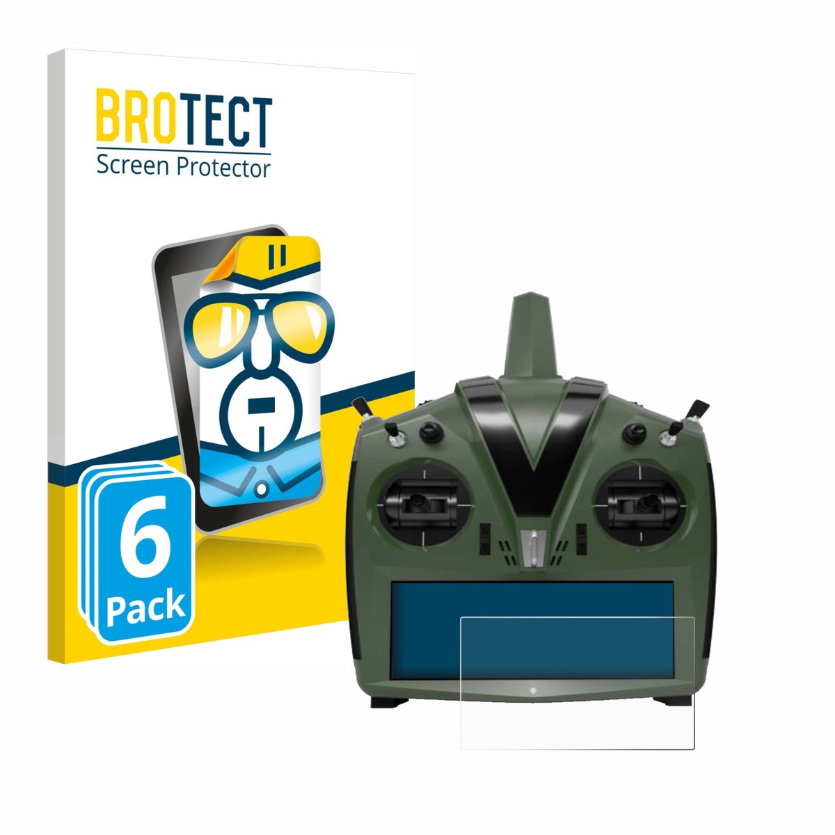 BROTECT - Screenprotector voor VBar Control Evo - Folie Beschermfolie transparant 6 Stuks