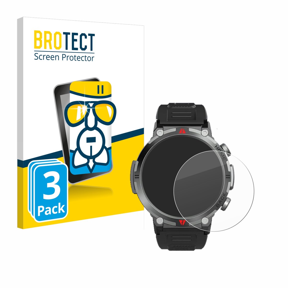Screenprotector 3 Stuks voor IFMDA S100 1.45" Beschermglas transparant