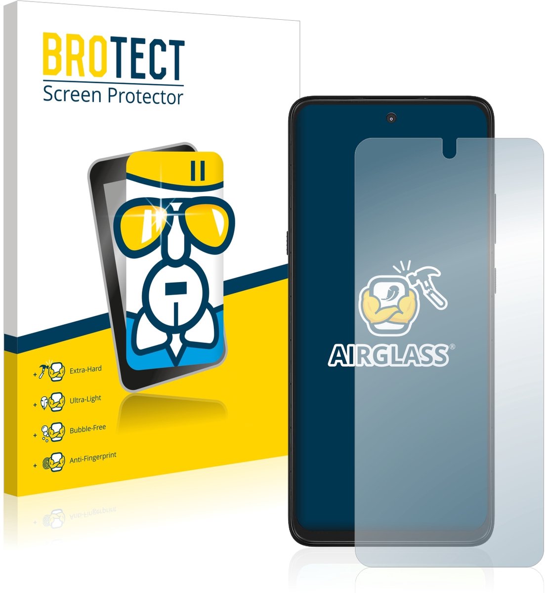 Screenprotector voor Motorola Moto G 5G Beschermglas transparant