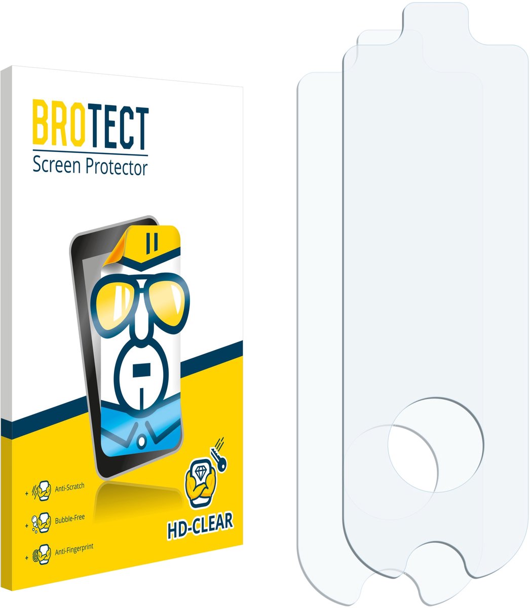 BROTECT - Screenprotector voor Segway Ninebot KickScooter MAX G30 / G30D / G30D II - Folie Beschermfolie transparant 2 Stuks – foto 7