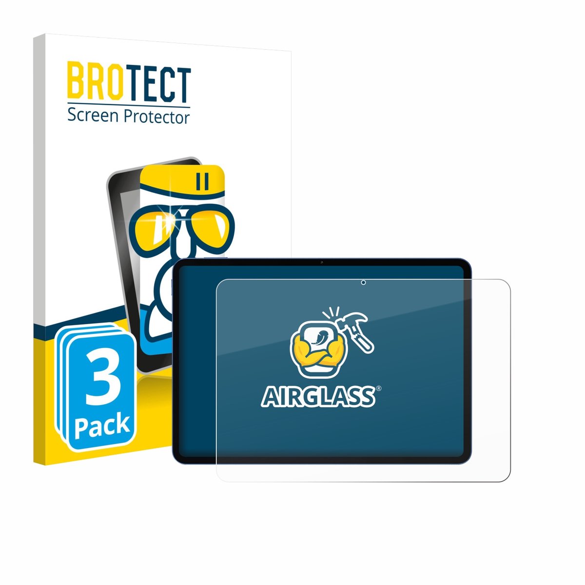 Screenprotector 3 Stuks voor Xiaomi Poco Pad X1 Beschermglas transparant