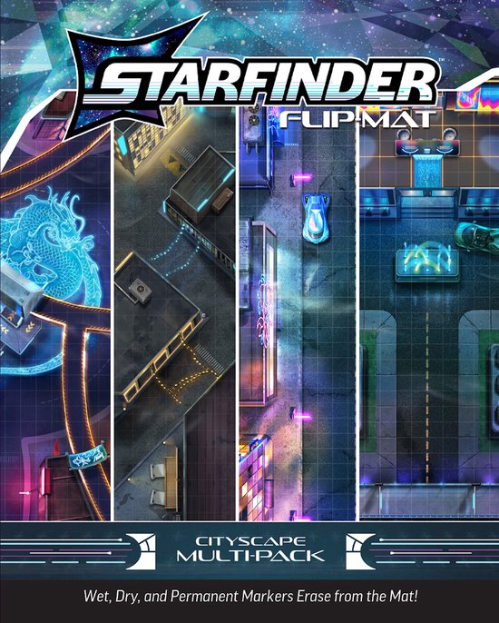 Starfinder Flip-Mats- Starfinder Flip-Mat: Cityscape Multi-P ... - cover